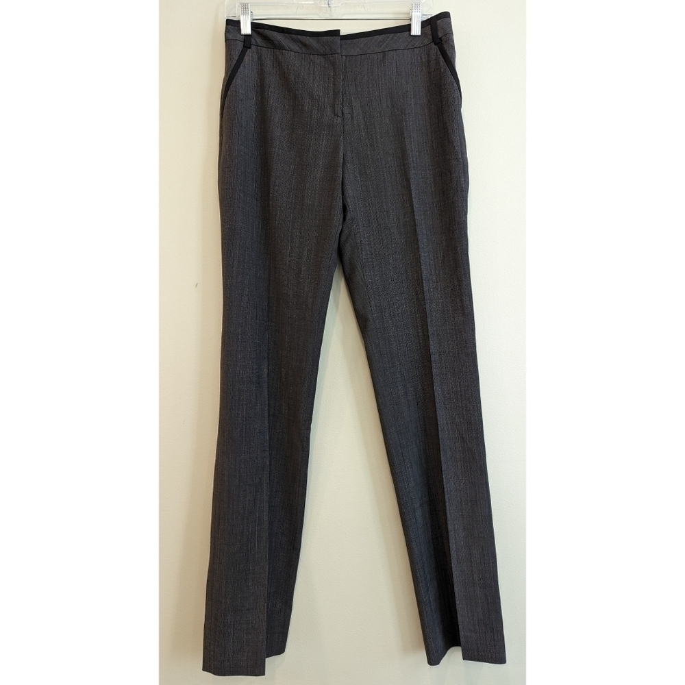 Ted Baker London Charcoal Wool Blend Dress Pants
